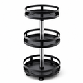 Rotating 3-Tier Metal Countertop Organizer