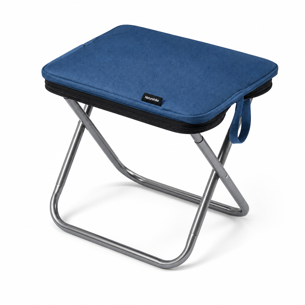 Aluminum Folding Chair With Padded Seat & Armrests