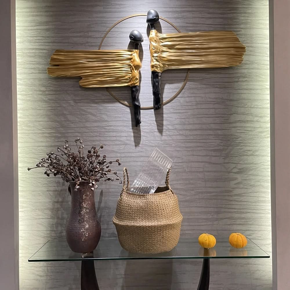 Natural Harmony – Handcrafted Seagrass Storage Basket