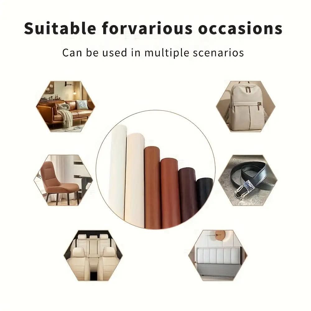 RevivePro – Extra Large Faux Leather Repair Patch for Easy Restoration