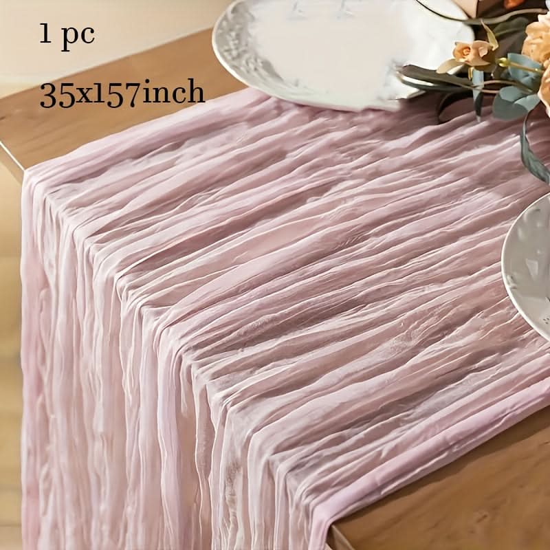 Textured Soft Table Cover for Stylish Celebrations