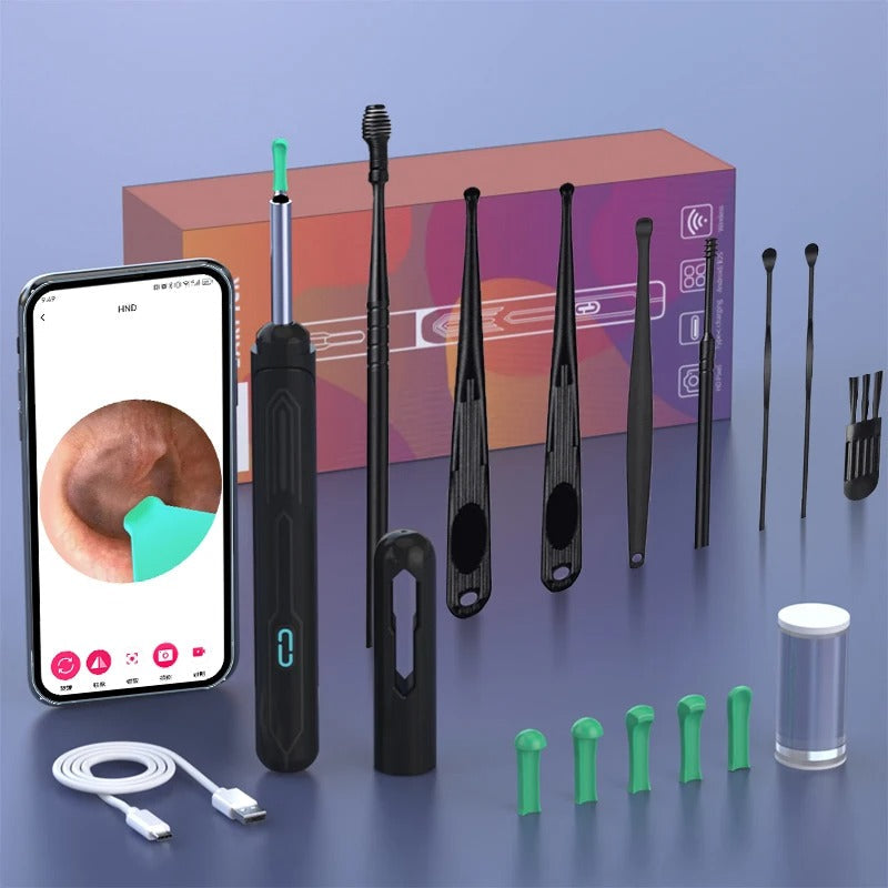 Visual Ear Cleaning System with HD Camera