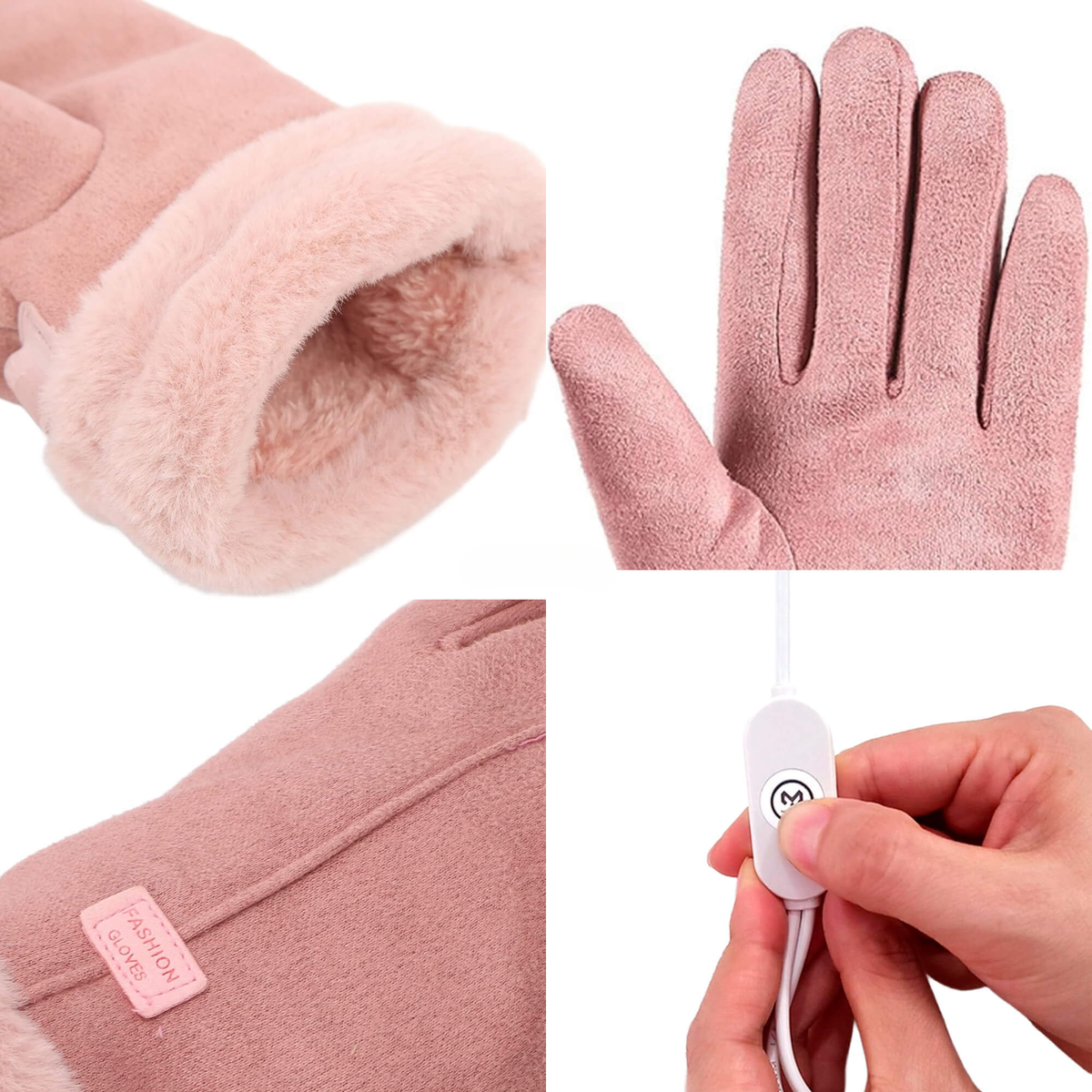 Rechargeable Winter Gloves for Women – Waterproof Heated Comfort
