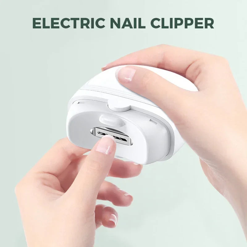 Smart Nail Trimmer and Polisher with Night Light Feature
