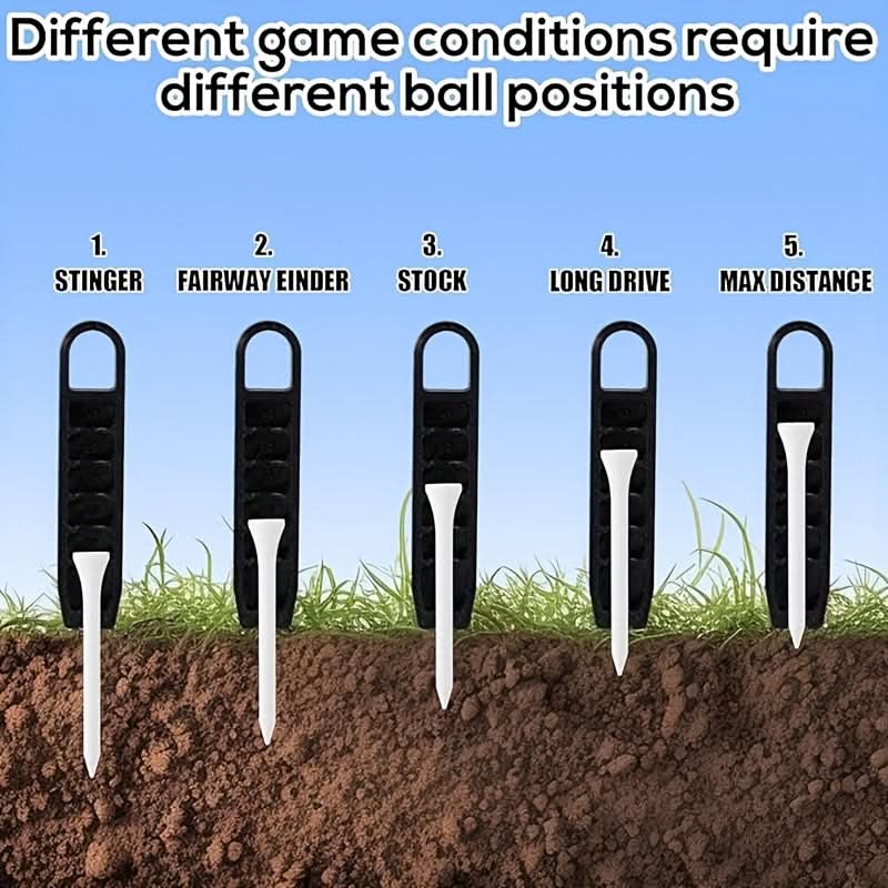 Precision Golf Tee Depth Adjuster for Perfect Placement