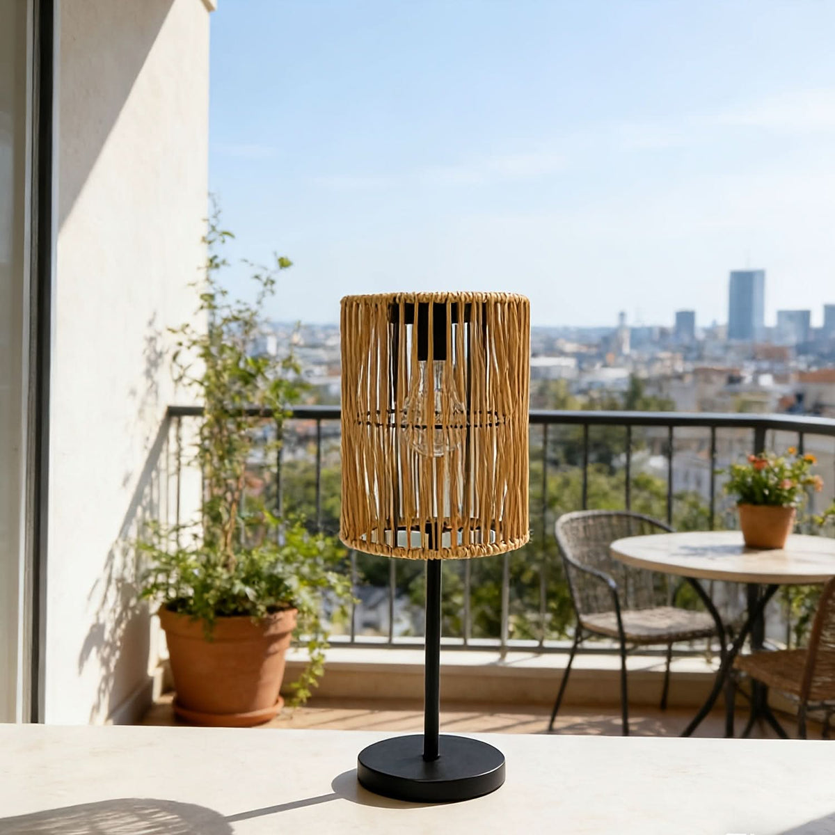 LumiGlow – Elegant Solar Lantern for Outdoor Spaces