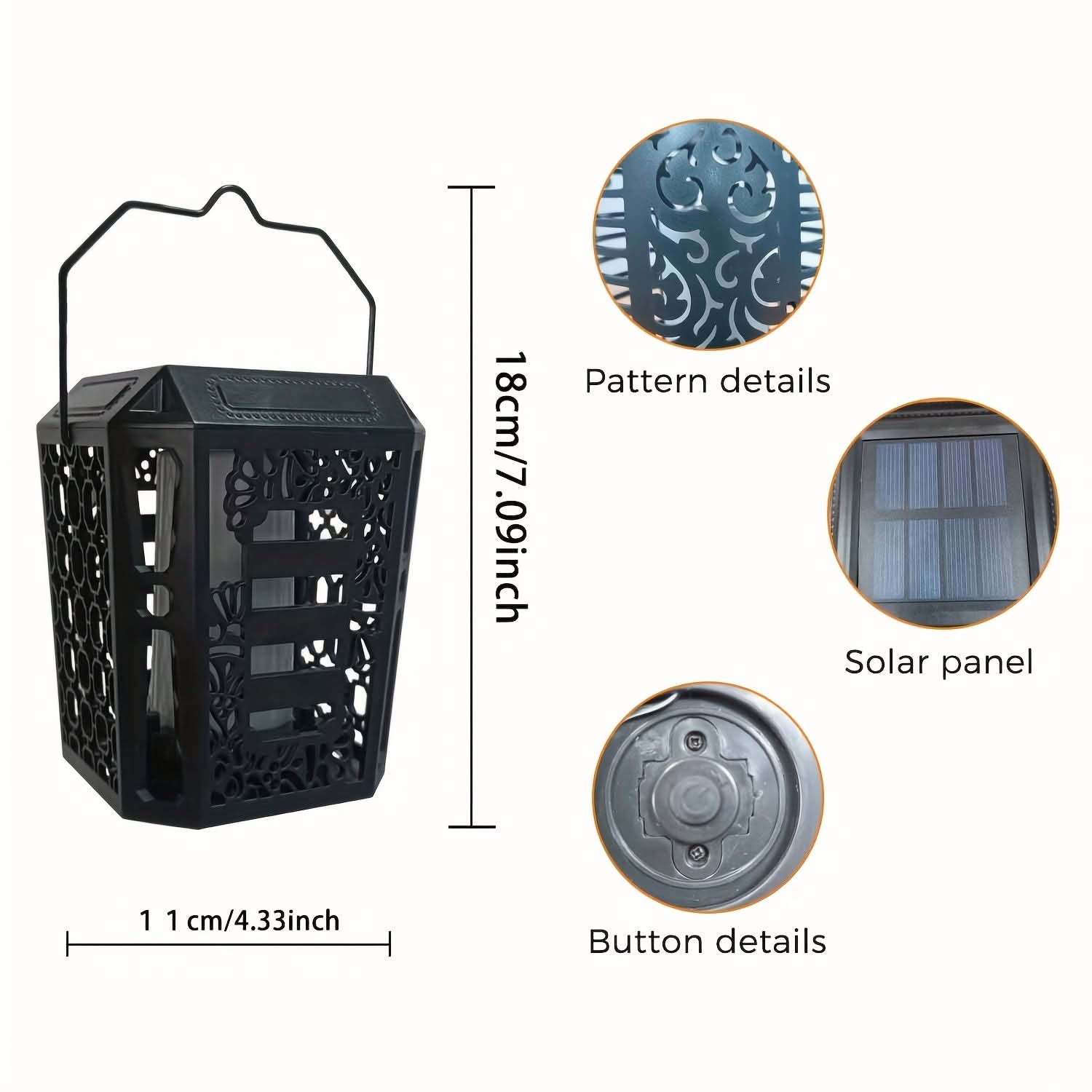 SunGlow Flickering Solar Lantern for Outdoor Ambiance