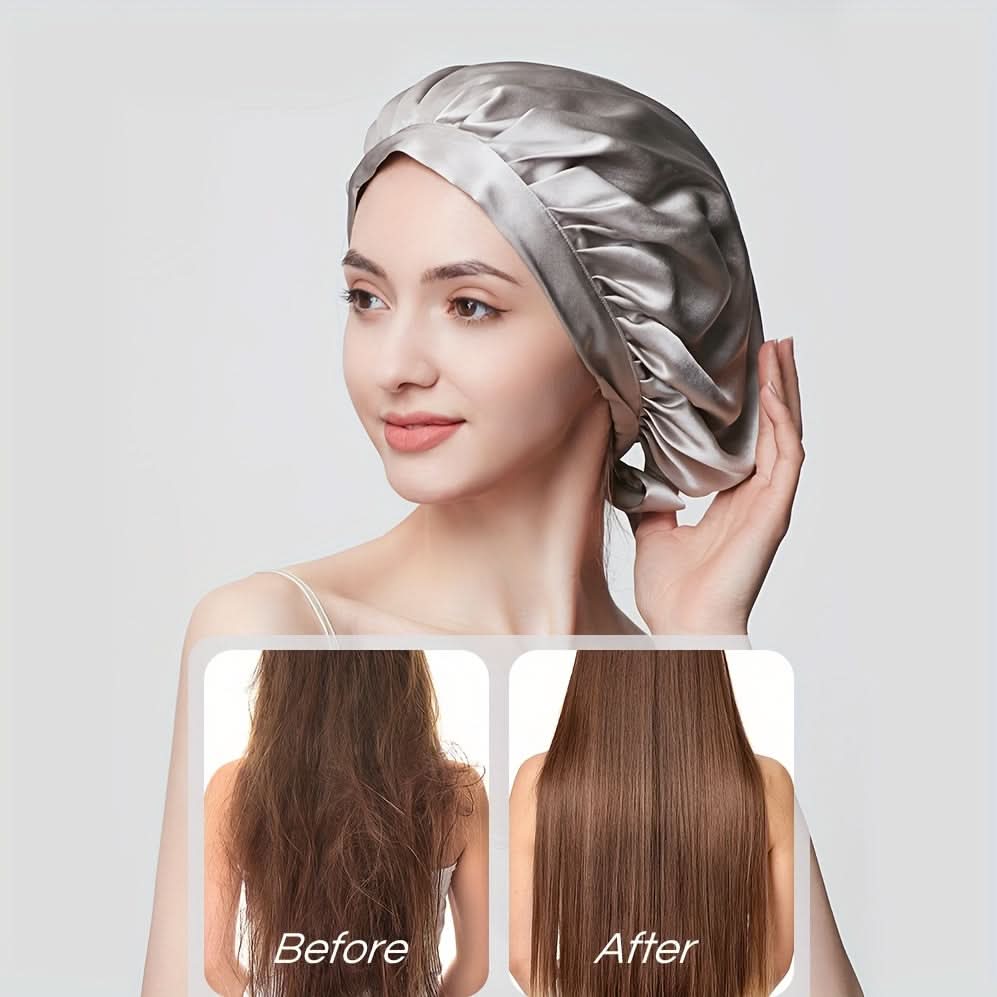 SilkDream Adjustable Sleep Bonnet for Hair Protection
