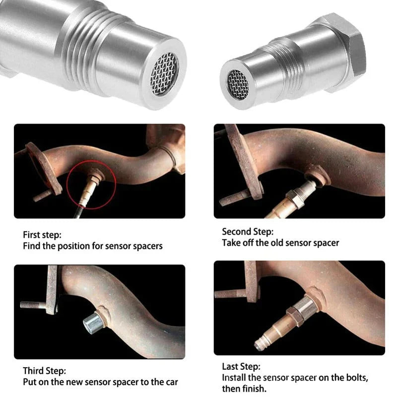 O2 Sensor Adapter for Engine Light Relief - M18*1.5 Fit