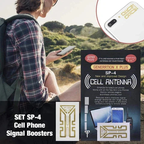 Smart Signal Booster Stickers for Enhanced Connectivity