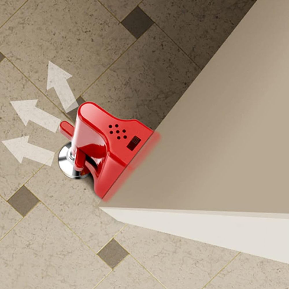 Travel-Ready Security Alarm Door Stopper
