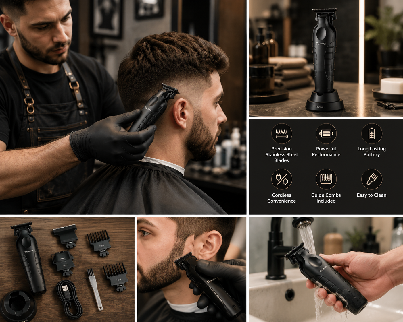 ProGroom Elite Cordless Hair and Beard Grooming Set