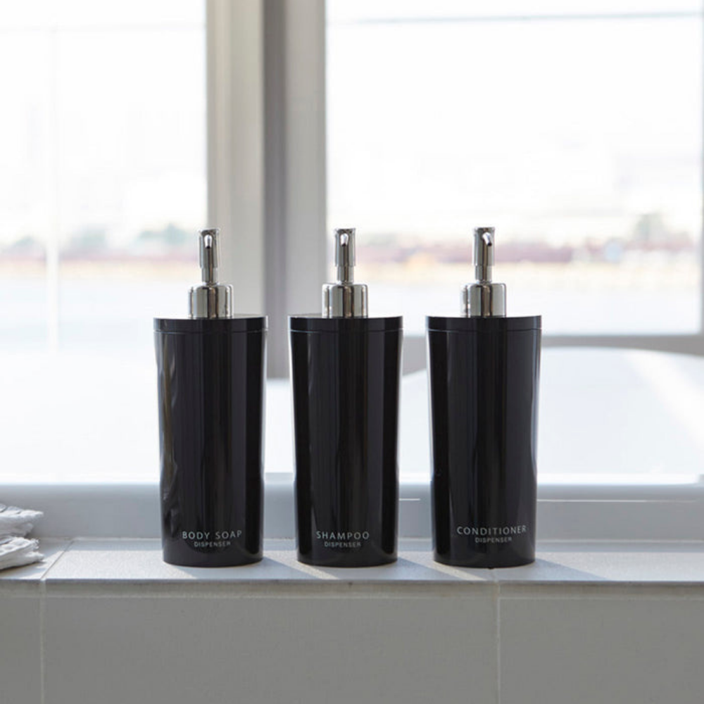 AquaSphere – Circular Shower Dispenser Set for Organized Spaces