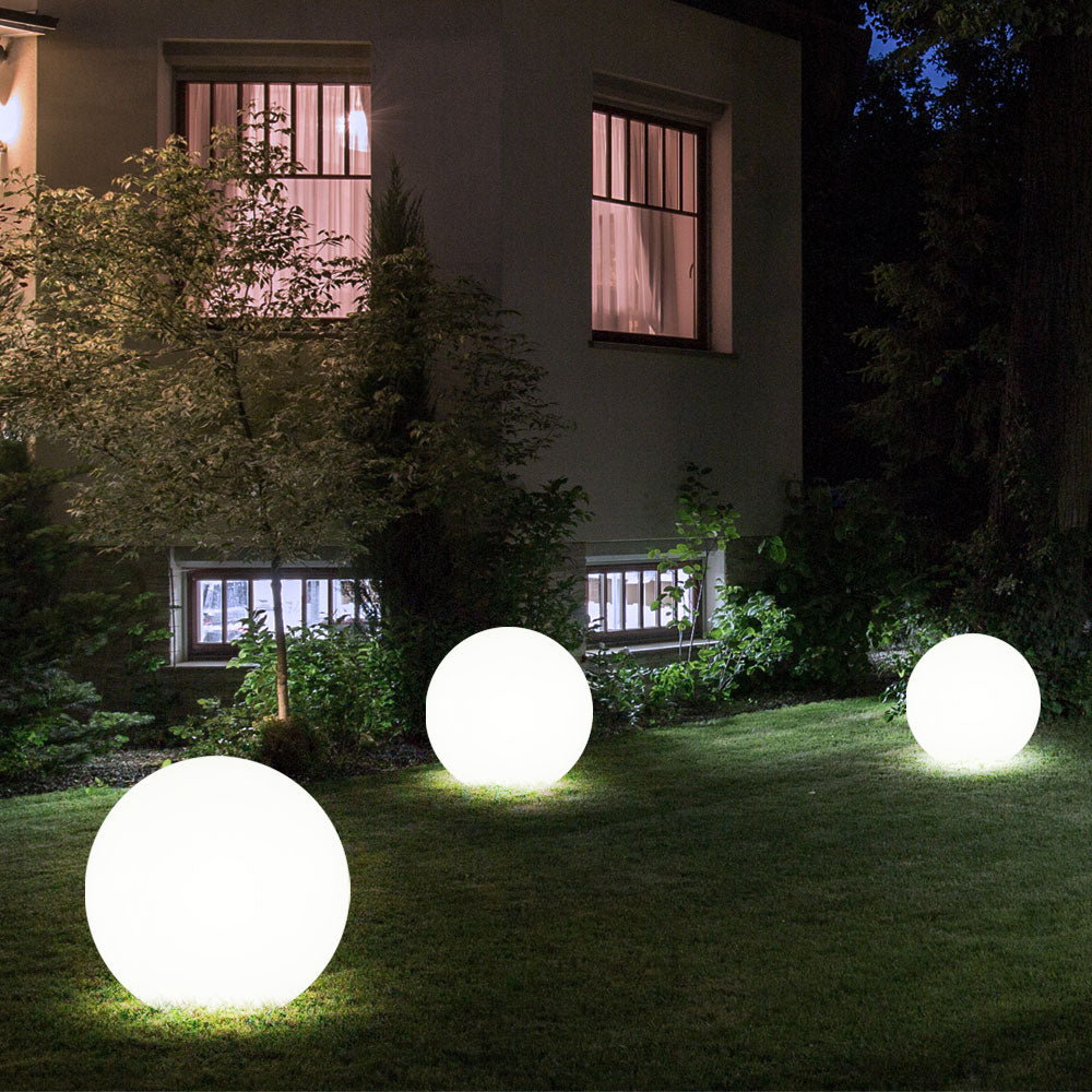 SphereGlow Solar LED Garden Light – Waterproof & Portable