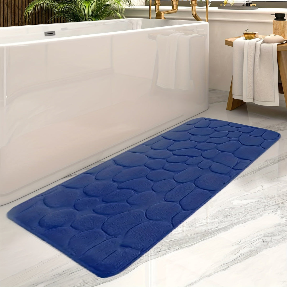 Striped Extra-Large Bath Mat