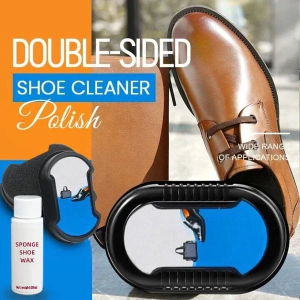 Instant Shine Dual Sponge Shoe Care Tool