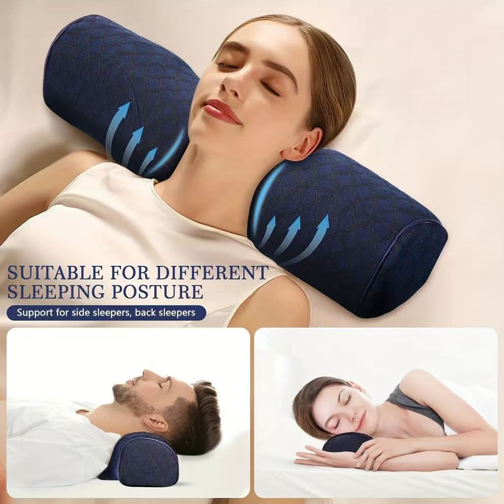 TravelEase – Ergonomic Neck Support Pillow for Comfort