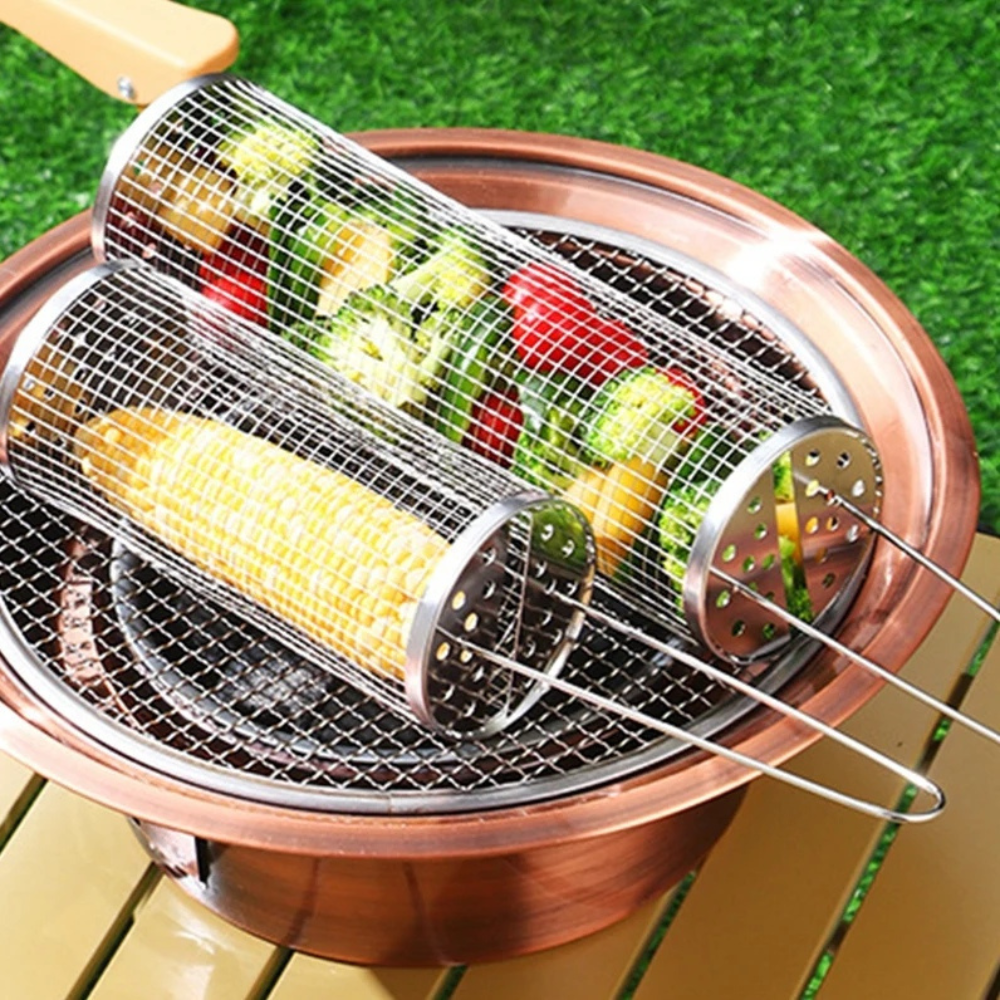Premium Stainless Steel Grilling Basket for BBQ
