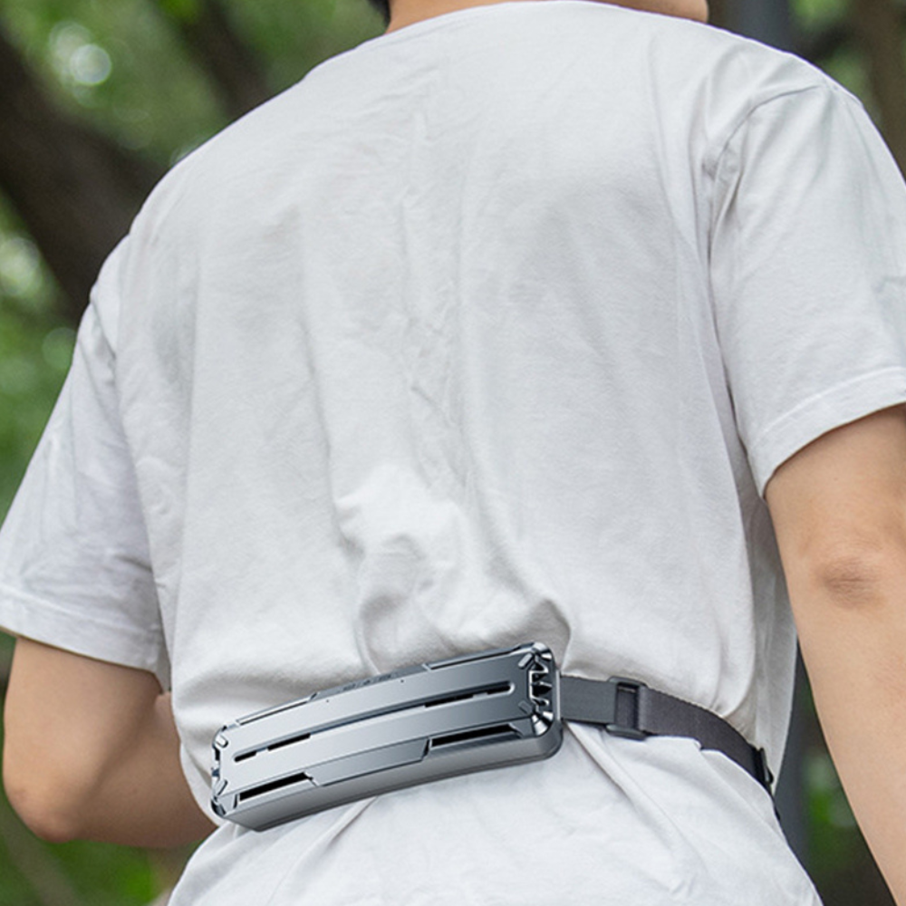 Wearable Waist Cooling Fan for Outdoor Adventures