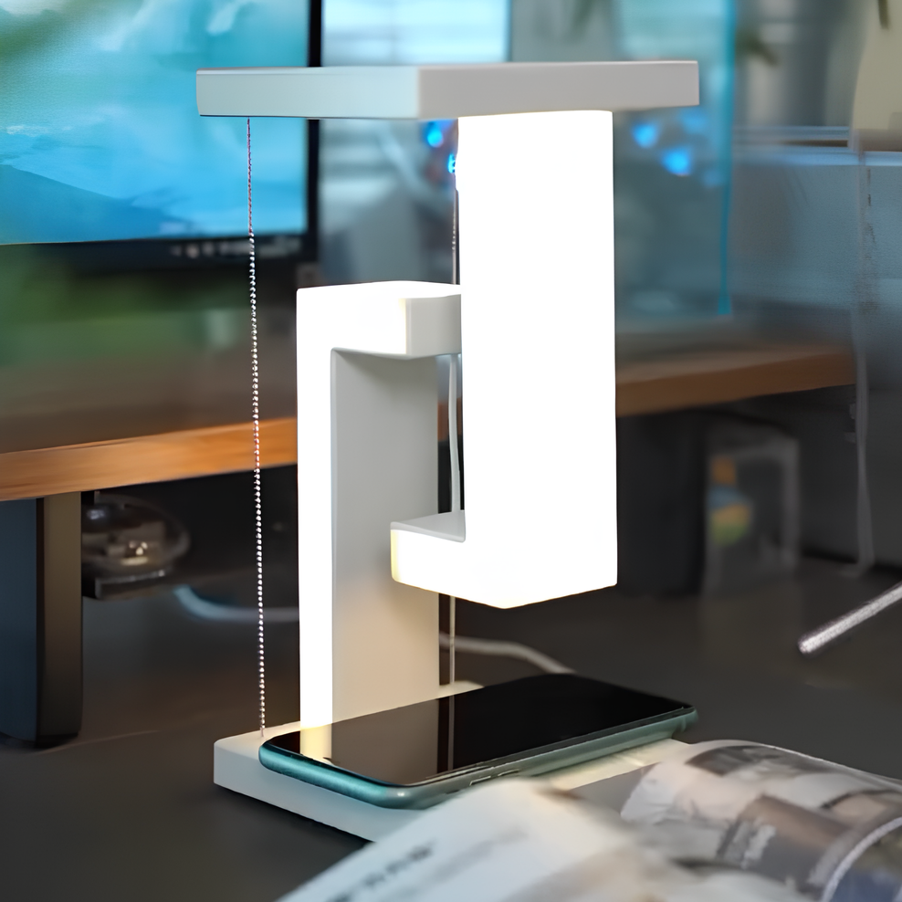 LED Desk Lamp with Wireless Charging Feature