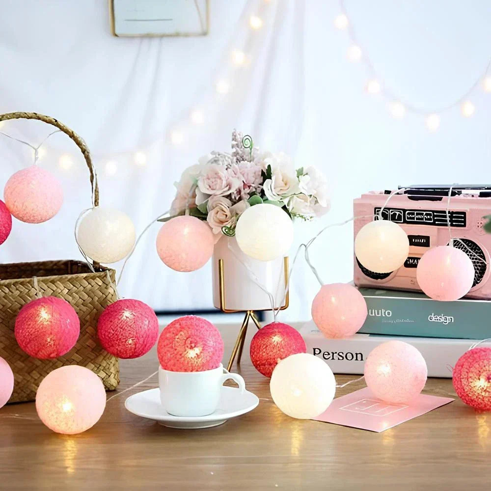 Ball String Lights for Atmospheric Decor