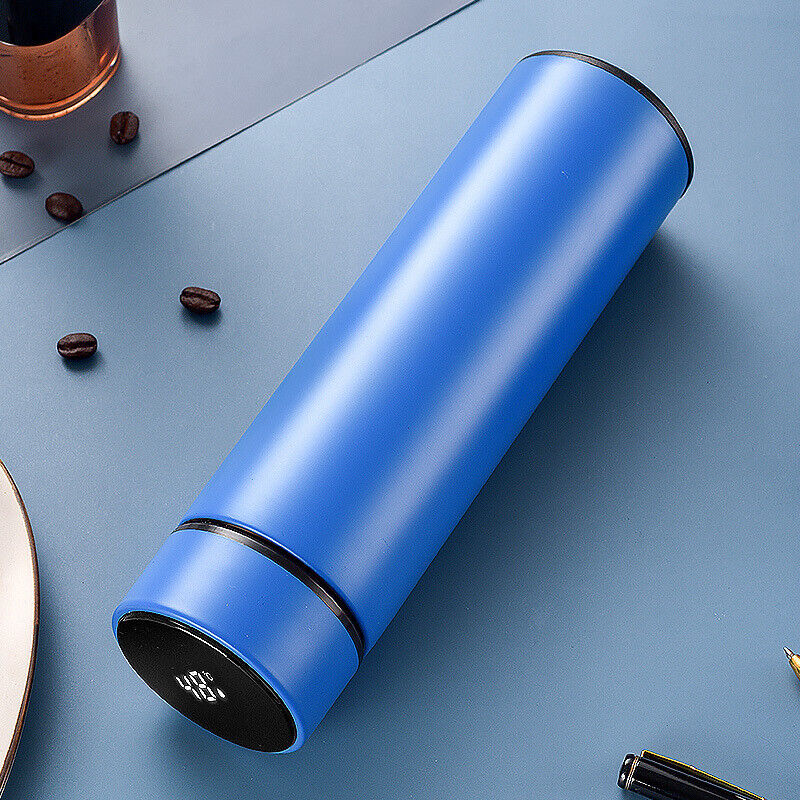 Smart Thermos with LED Temperature Indicator