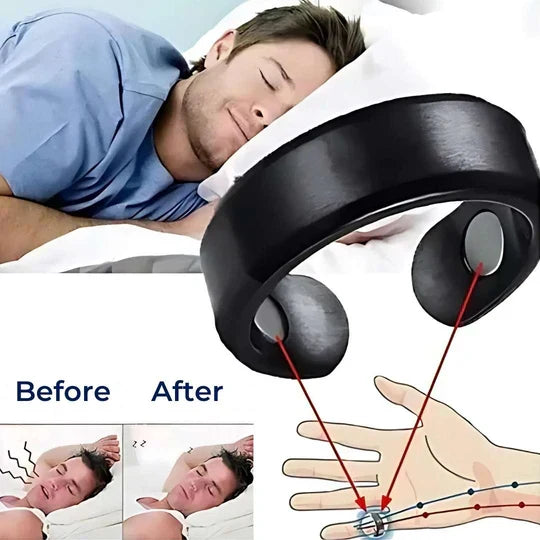 Snore-Free Sleep Ring | Experience Peaceful Nights and Restful Days