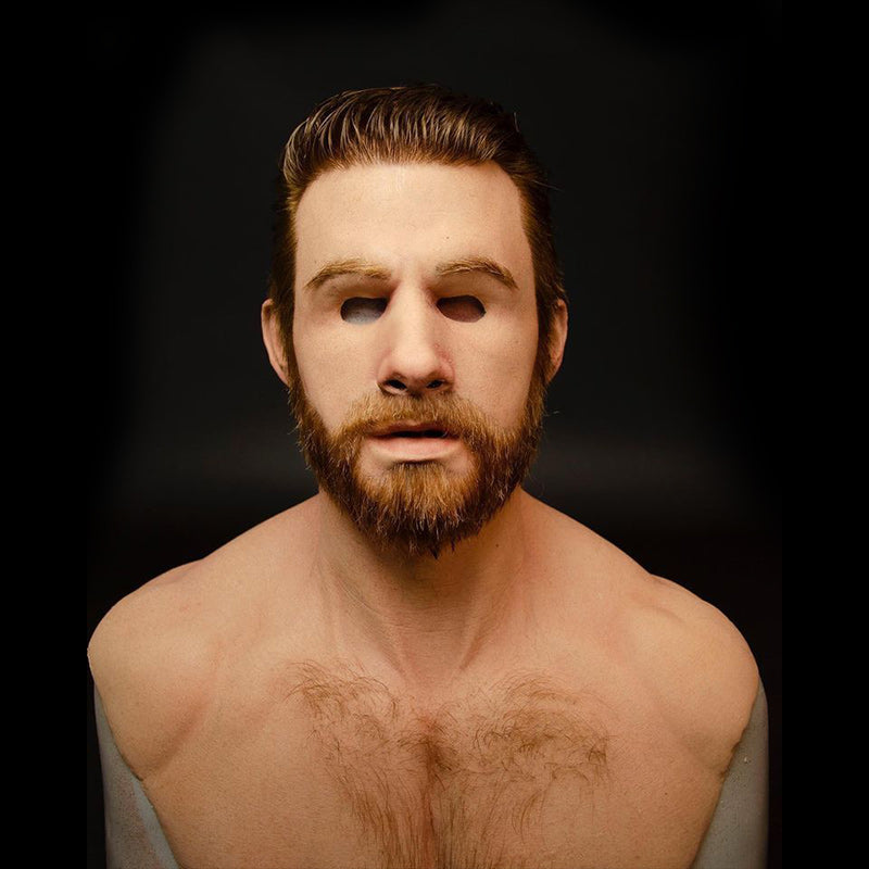 Lifelike Full-Face Latex Mask for Halloween & Cosplay Events