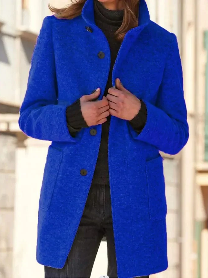 Chic Winter Wool Overcoat for Women