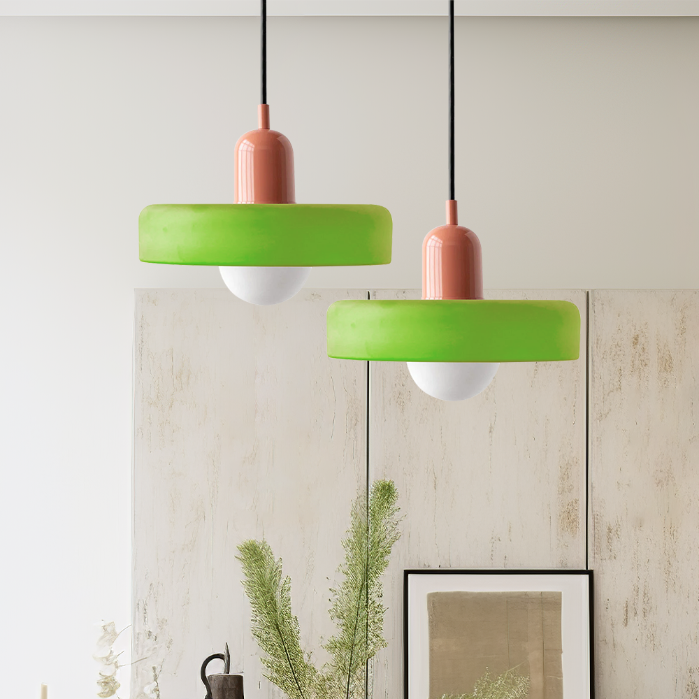 Bauhaus Style Colorful Pendant Light Fixture