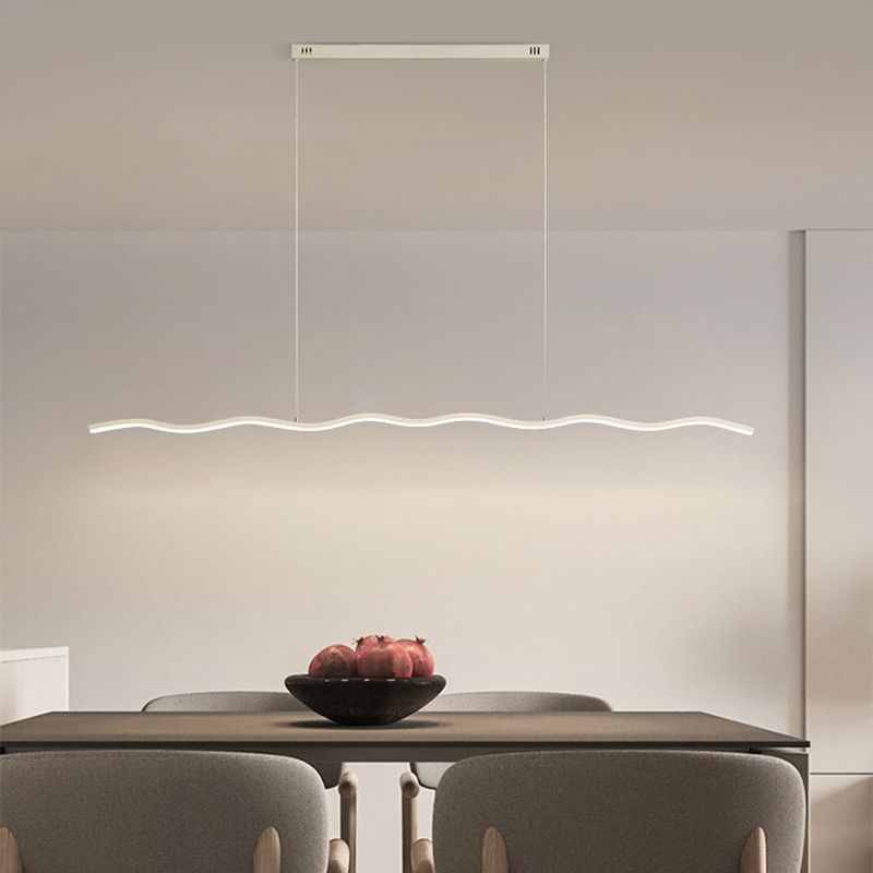 Trendy Wave Design LED Pendant Light