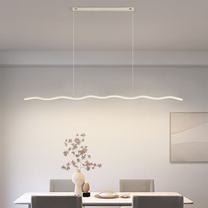 Trendy Wave Design LED Pendant Light