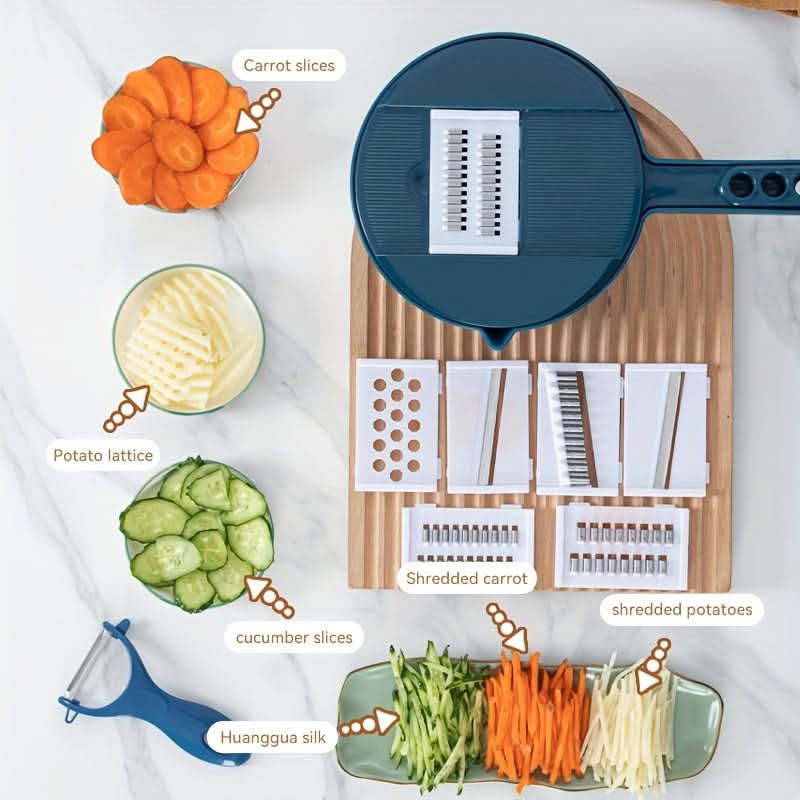 VeggieMaster Pro – 12-in-1 Kitchen Chopper & Slicer