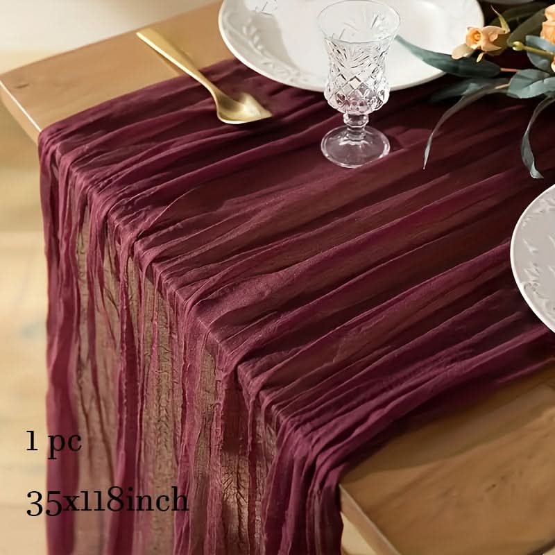 Textured Soft Table Cover for Stylish Celebrations