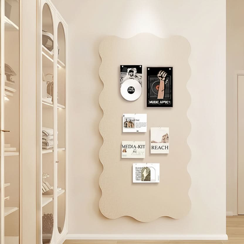 Chic Felt Notice Board with Elite Push Pins