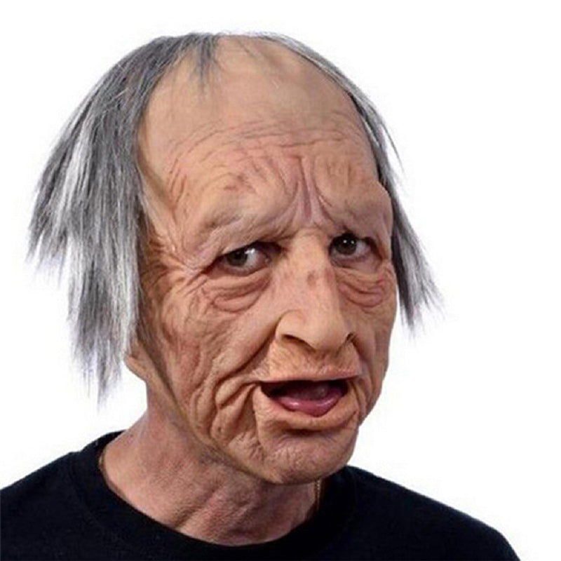 Lifelike Full-Face Latex Mask for Halloween & Cosplay Events