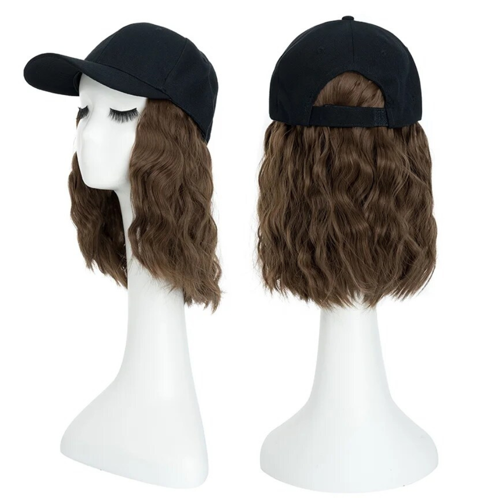 Stylish Flame-Resistant Wavy Hair Cap for Effortless Looks