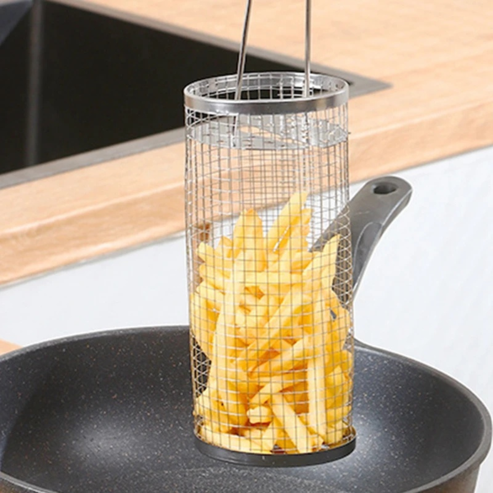 Premium Stainless Steel Grilling Basket for BBQ