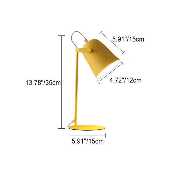 Charming Colorful Bucket Table Lamp for Modern Interiors