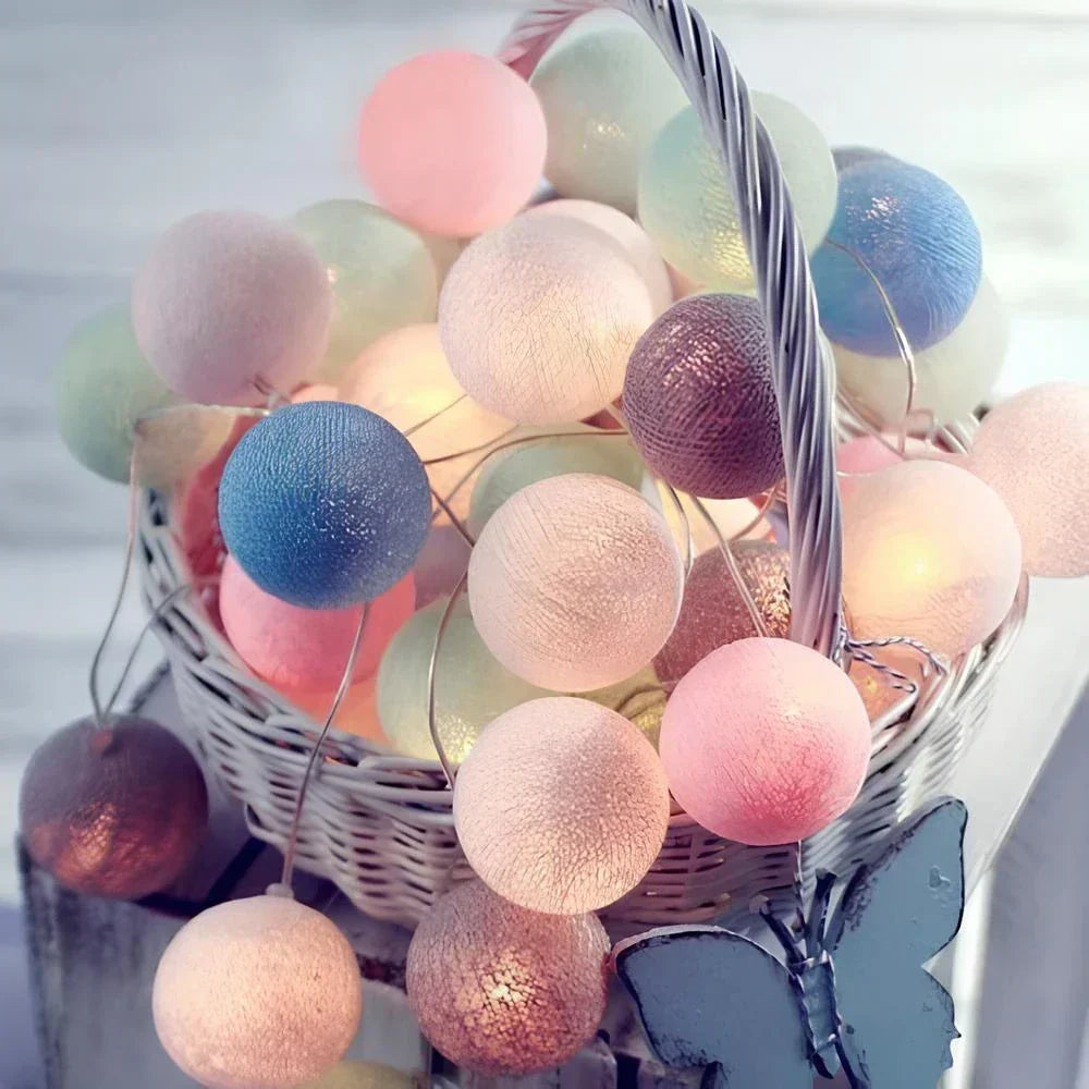 Ball String Lights for Atmospheric Decor