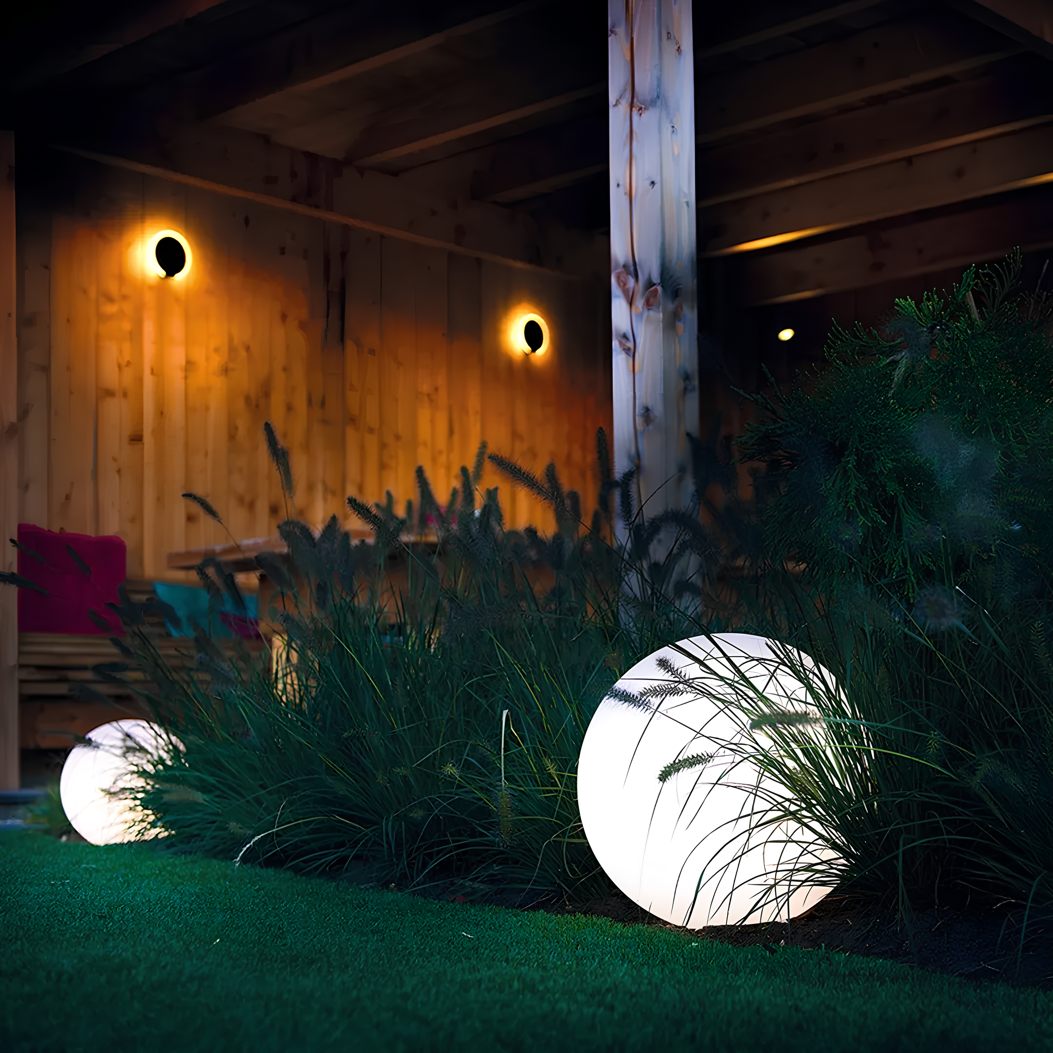 Indoor and Outdoor Wireless Mood Lighting - Sphere Design Lamp