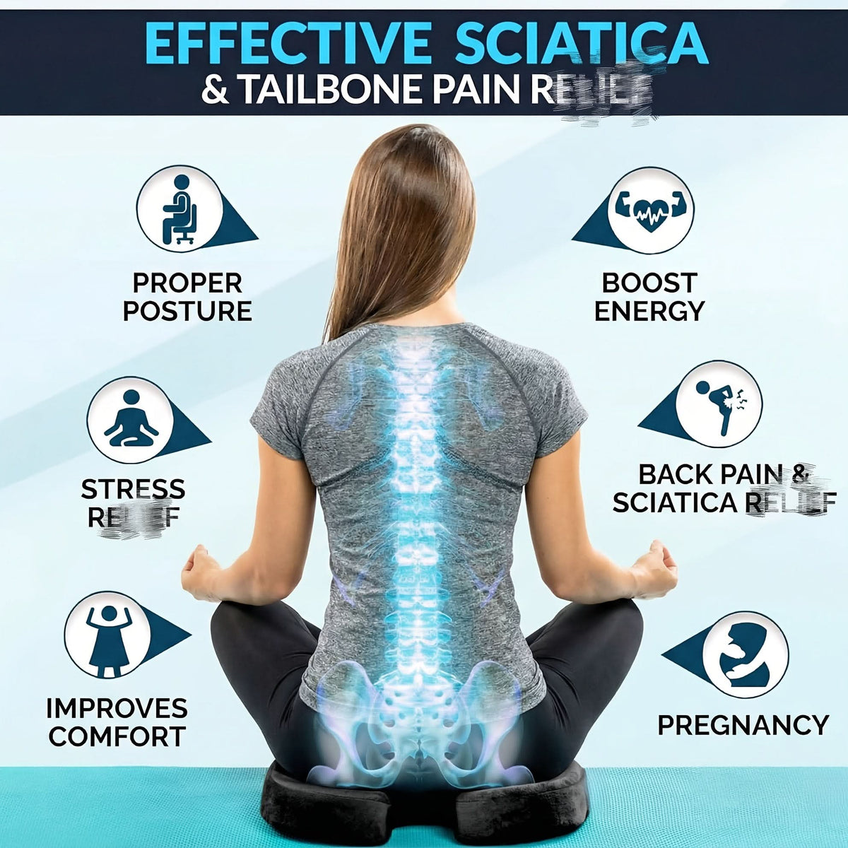 ErgoRest – Premium Comfort Cushion for Extended Sitting