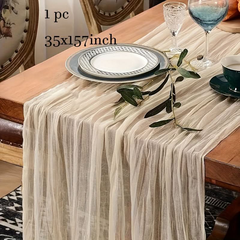 Textured Soft Table Cover for Stylish Celebrations