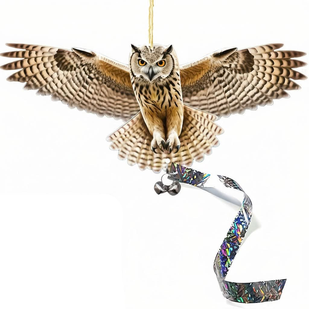 Guardian Owl – Stylish Bird Deterrent for Your Garden