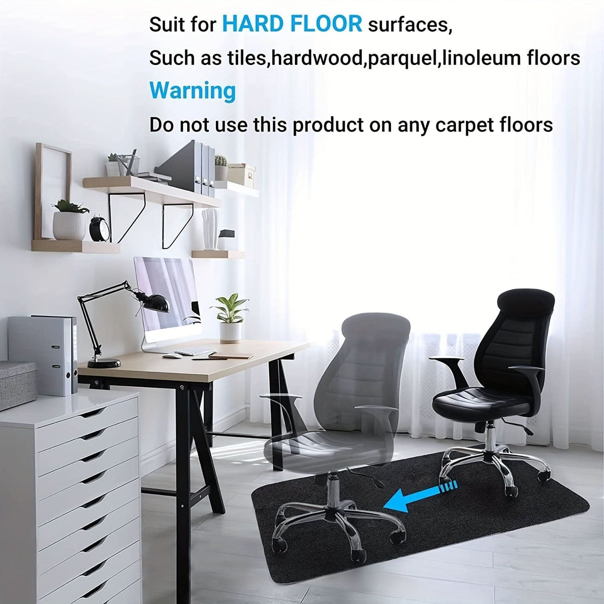 EverShield - Premium Chair Mat for Hardwood & Office Spaces