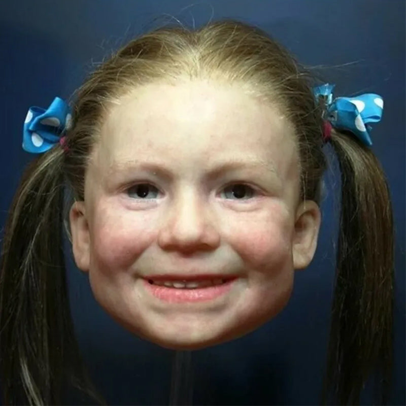 Lifelike Full-Face Latex Mask for Halloween & Cosplay Events