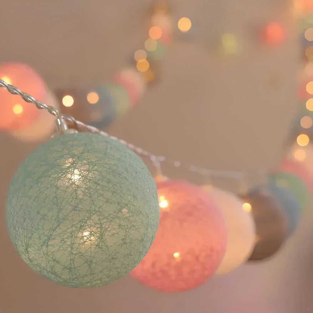 Ball String Lights for Atmospheric Decor