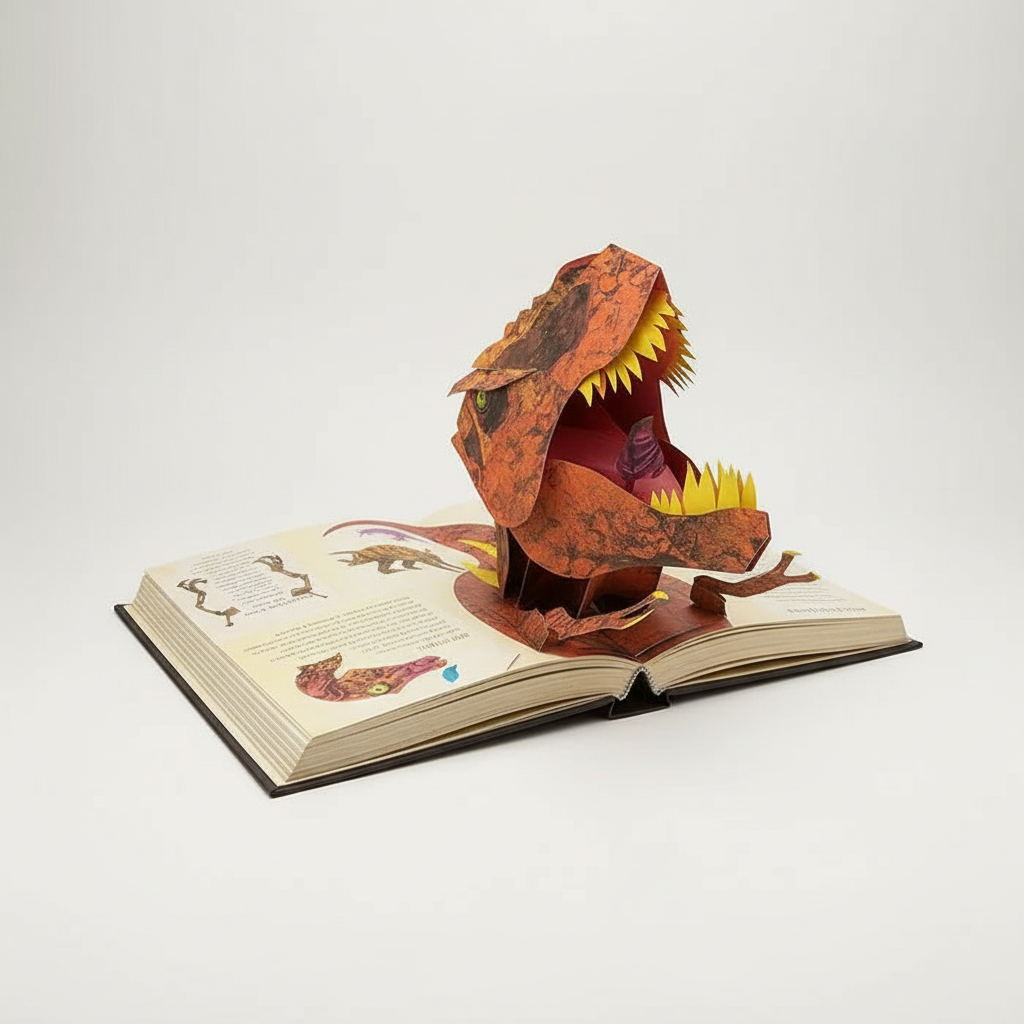 Interactive 3D Dinosaur Adventure Book for All Ages