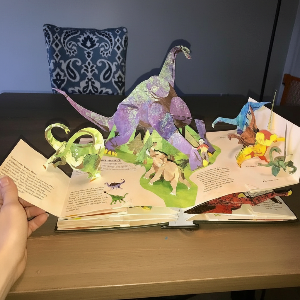 Interactive 3D Dinosaur Adventure Book for All Ages