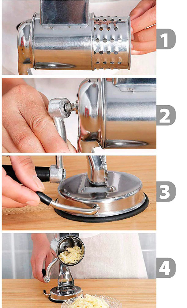 Versatile Kitchen Rotary Grater for Effortless Food Preparation